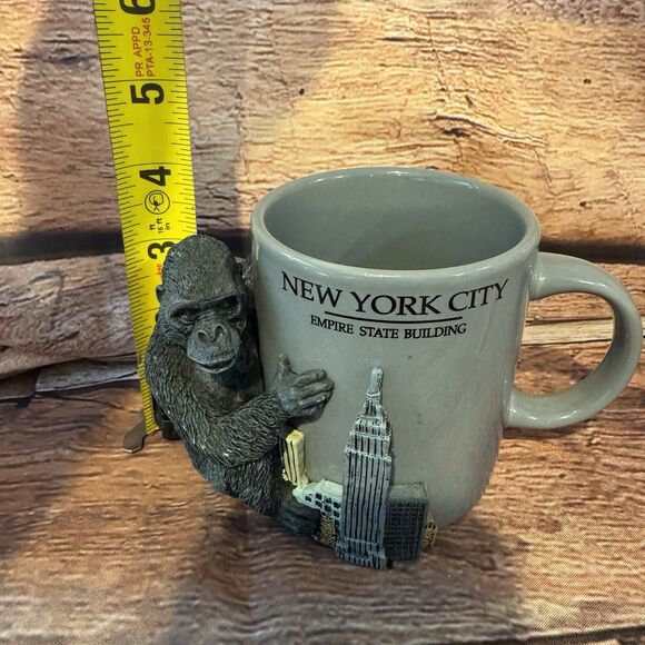 New York City King Kong Empire State Building Coffee Mug 1990s Collectible Cup - Picture 9 of 10